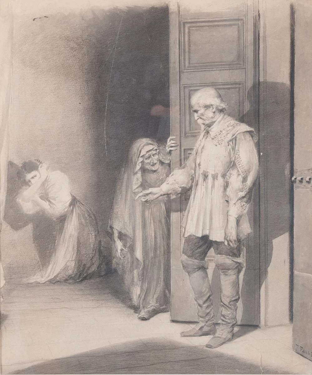 Don Rodrigo e Lucia, dai Promessi Sposi